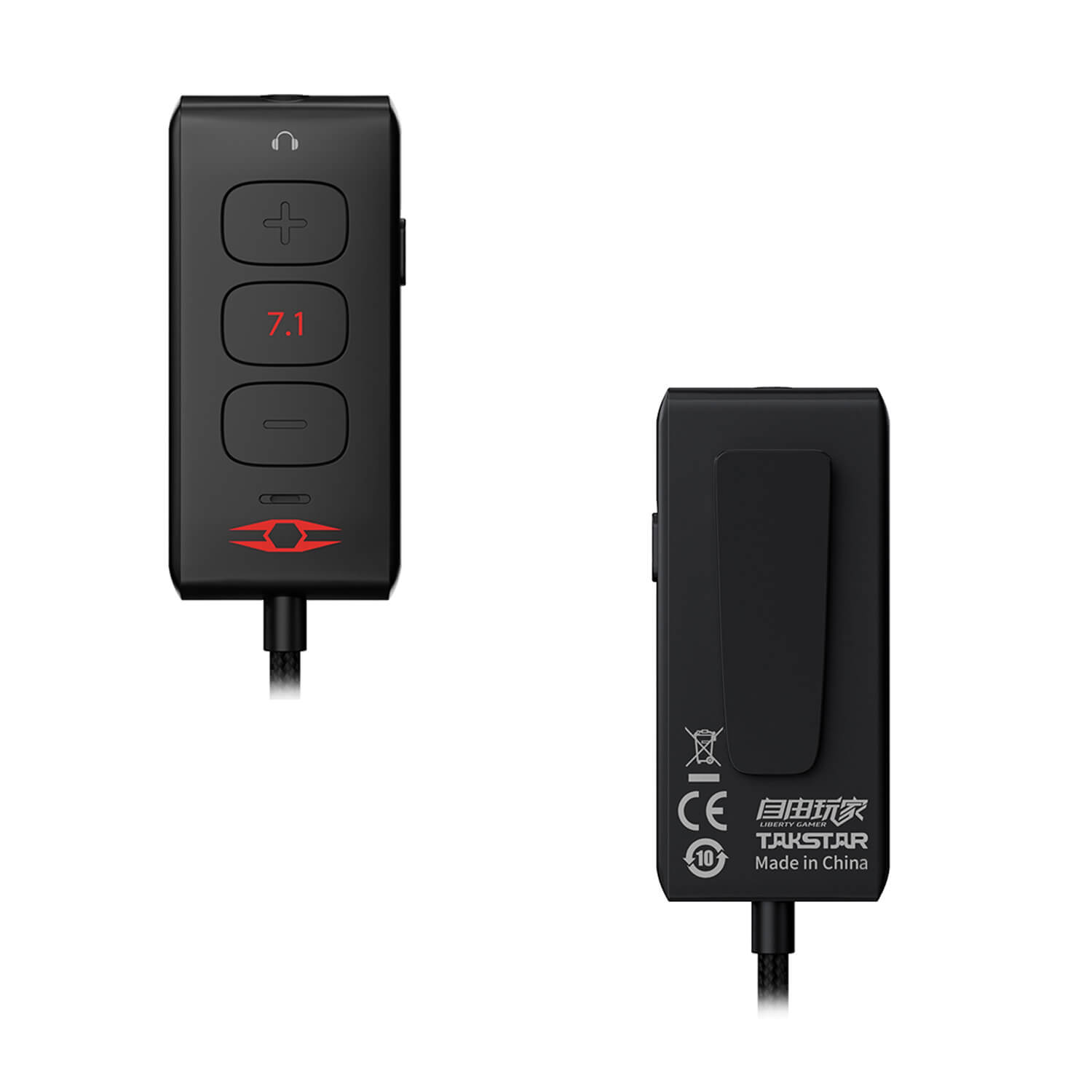 Звуковая карта Takstar GC220 SB 48KHz/24bit, Virtual 7.1, USB