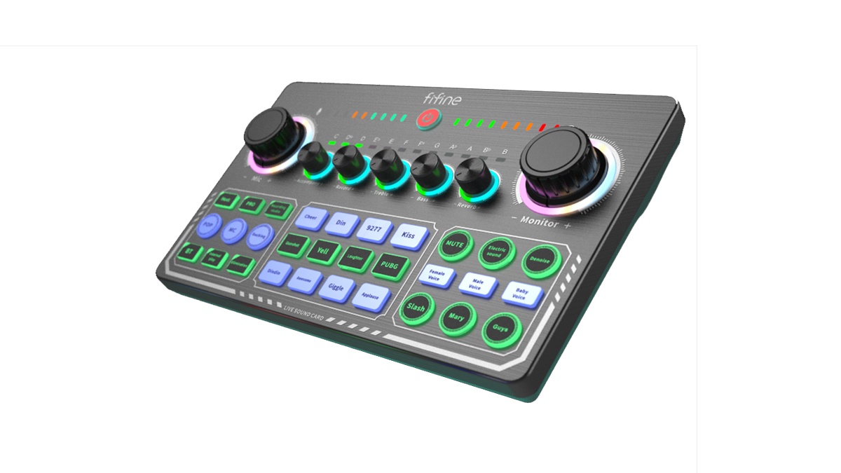Комплект для подкастов Fifine KSH1 Podcast set mixer SC6 + microphone K740 + headphones H8