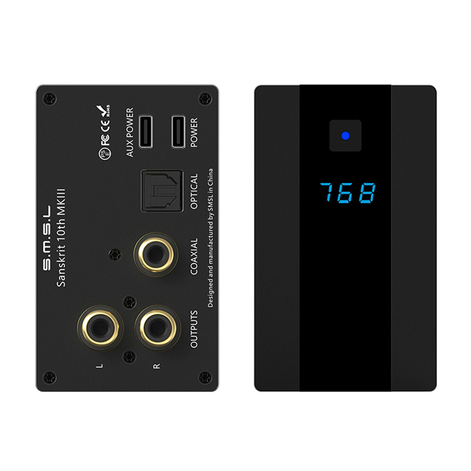 ЦАП/звуковая карта SMSL Sanskrit 10th MKIII, Серый USB DAC &amp; SB grey