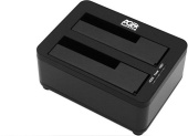 Док-станция для 2,5"/3,5" жестких дисков Agestar 3UBT8, Черный External Docking Station, for SATA 2 HDD, USB 3.0, ext. PS, black