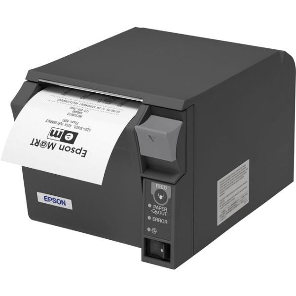 Термальный принтер Epson для печати чеков TM-T70II (032): Serial + Built-in USB, PS, EDG, EU, C31CD38032