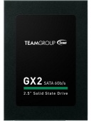 Твердотельный накопитель SSD Team Group GX2 [T253X2256G0C101] [256 ГБ, 2.5" SATA III, чтение: 500 МБ/с, запись: 400 МБ/с, TLC]