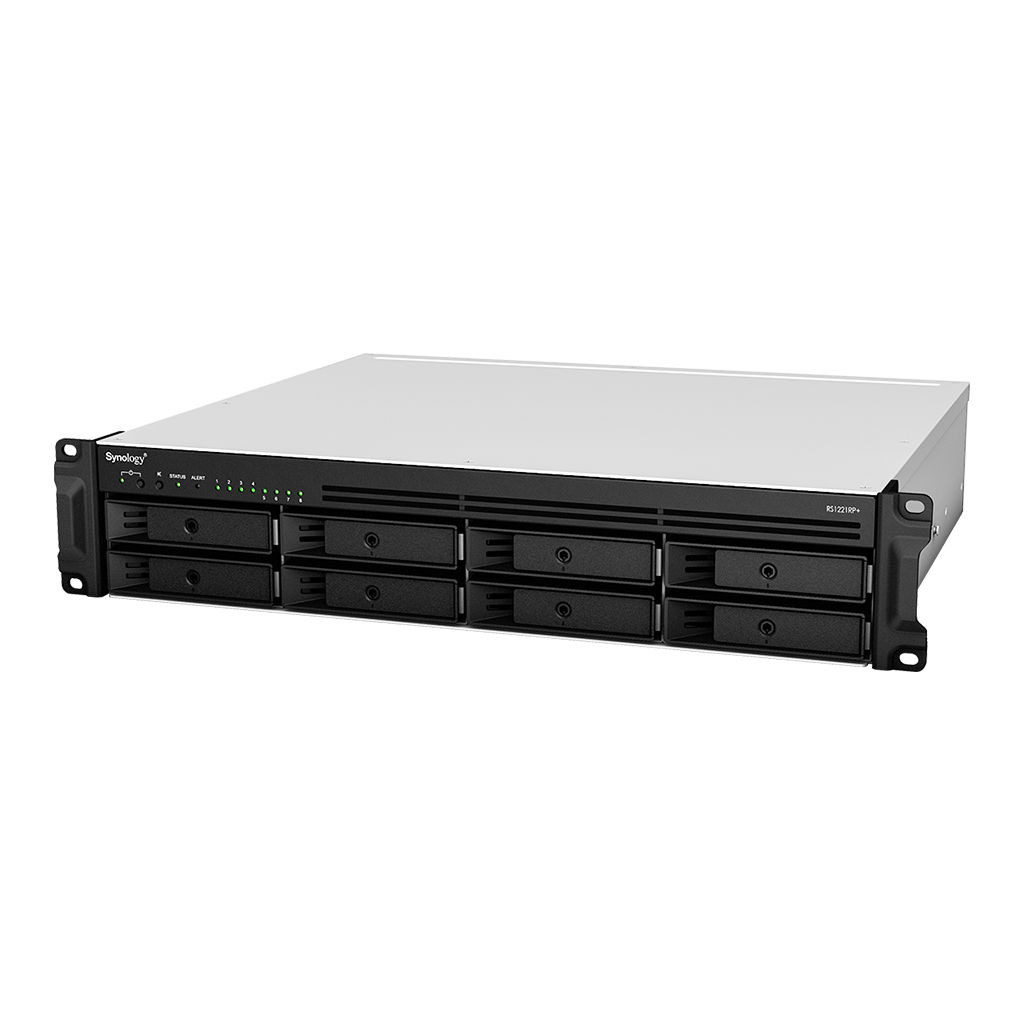 Сетевое хранилище Synology RS1221RP+ 8xHDD 2U NAS-сервер «All-in-1» (до 12-и HDD модуль RX418 X 1)